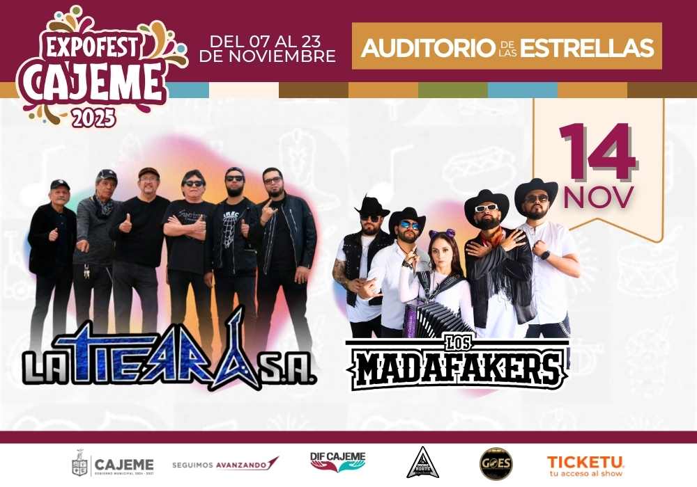 TIERRA SA Y MADAFAKERS - EXPO FEST CAJEME